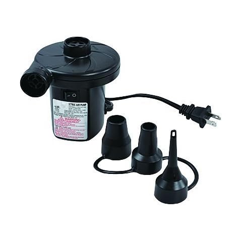 Back to 20s Portable Electric Air Pump for Inflatables - 120 Volt A Quick-Pump Design with Three Nozzles Cover