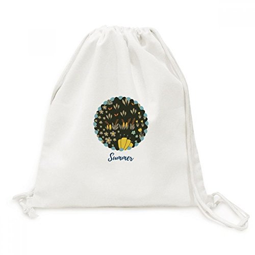 Sac à dos avec cordon de serrage jaune orange sac de gym unisexe