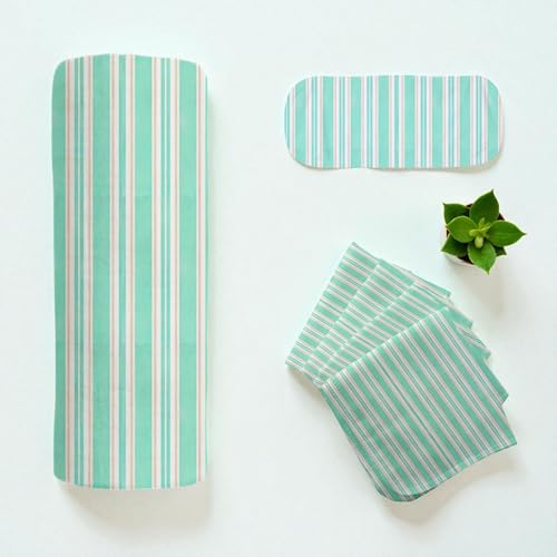 Image of NEW COMERS Baby Muslin Cloth Set | 6 Pcs Double Layered Pure Cotton Swaddle Wrap | Soft & Absorbent Baby Burp Cloth & Reusable Washcloth Towels, White (SBW 07)