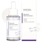 RAVIEL Korean Bakuchiol Mela-Free Serum – Retinol Alternative Anti-Aging Face Serum with Niacinamide & Hyaluronic Acid for Dark Spots, Uneven Skin Tone, Wrinkles & Sensitive Skin, 30ml /1.01 fl. oz.