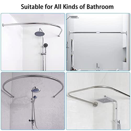 JARAGAR Shower Curtain, Polyester Fabric Waterproof Bathroom Curtains Marble Pattern Shower Curtains Mould Proof Resistant Bath Curtains, 71 x 71 inch - Cosy Home Interiors JARAGAR Shower Curtain, Polyester Fabric Waterproof Bathroom Curtains Marble Pattern Shower Curtains Mould Proof Resistant Bath Curtains, 71 x 71 inch - Image 7