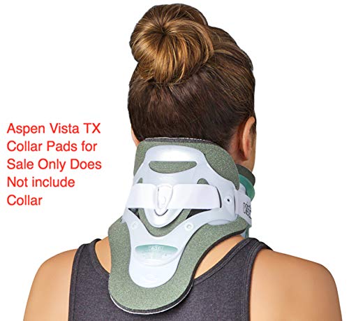 Replacement Pads for Aspen Vista TX Cervical Collar Neck Brace, Hypoallergenic, One-Size