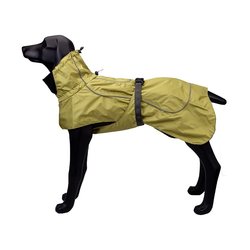 A+a Pets Adventure Dog Raincoat | Easy to Wear | Adjustable Neckline | Reflective Stripes Jacket for Dogs | Breathable Light Weight Dog Coat (XXL) (B09BQL8XYX) Amazon Price History, Amazon Price Tracker