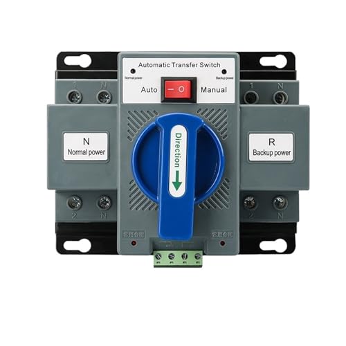 Inverseur de source automatique ATS 2P 63A pour double alimentation électrique domestique 220V