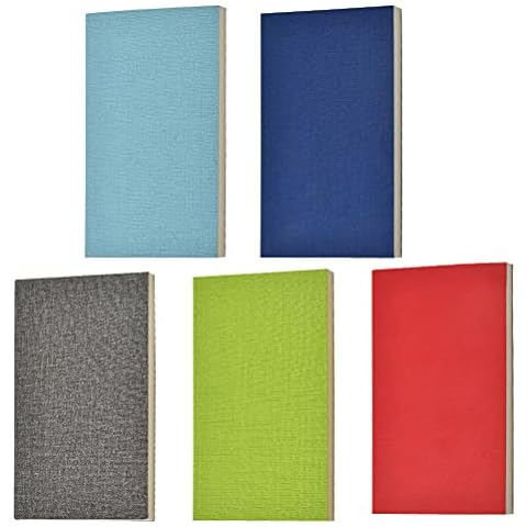 5pcs Pocket Notebook Mini Notebook Mini Diary Notepads Portable Diary Travel Diary Notebook Notebook Notebooks for School Home Office Travel Gift Colorful Bag (140*90mm) Cover