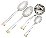 Lenox Eternal Gold 4-Piece Stainless Steel Flatware Hostess Set