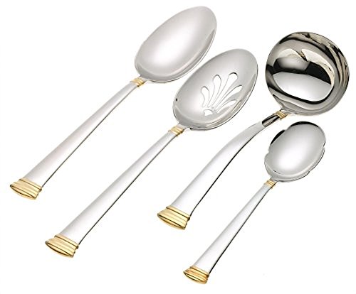 Lenox Eternal Gold 4-Piece Stainless Steel Flatware Hostess Set