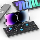 smartphone tastatur umlaute 💼【Faltbare Mini-Tastatur, tragbar】Diese mini Tastatur ist äußerst kompakt und hat nach dem Zusammenklappen eine Größe von nur 20 cm * 4,7 cm * 1,5 cm. Sie lässt sich problemlos mit einer Hand halten. Sie können diese mini Tastatur in Ihre Tasche stecken und sie jederzeit dabei haben, um plötzliche Inspirationen festzuhalten.