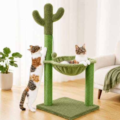 Rascador para gatos PAWZ Road con hamaca y postes de sisal miniatura 2