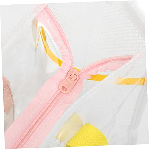 NUOBESTY 4 Pcs Bolsa Saco De Estádio Transparente Saco De Piscina Saco De Supermercado Vintage Sacos