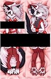 Loona Body Pillowcase Case Hugging Pillow Cover Anime Double Sided Print Throw Pillow Couch Covers 59x20 in (Loona 1)
