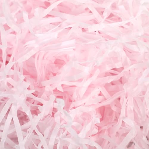 Naisfei 100g Füllmaterial Geschenk, Geschreddertes Papier Für füllmaterial Geschenkbox, Füllmaterial für Geburtstag Jahrestag Weihnachten(Rosa)