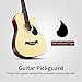Lankro 38 in Guitar Acoustic Guitar Beginner kit Adult Cutaway Acoustic Guitar Guitarras Starter Set Bundle with Padded Gig Bag, Strap, Capo, Strings, Picks