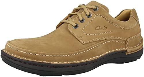 Clarks Men's Nature Three Oxford-Schuh, Sand Nubuck, 8 | Image 3