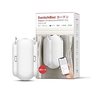 SwitchBot Curtain Smart Electric Motor – Wireless App or Automate Timer Control, Add SwitchBot Hub Mini/Plus Compatible…