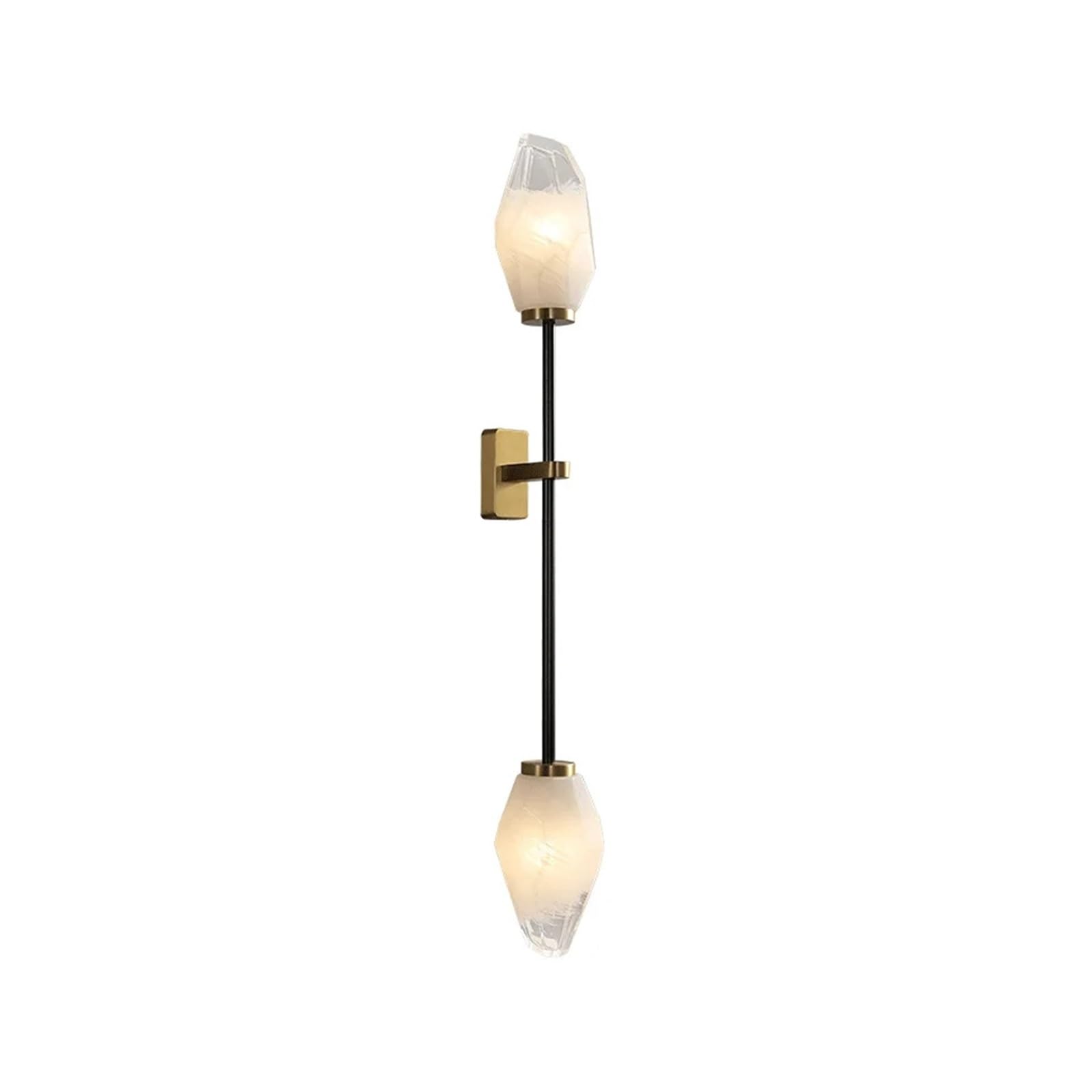 KLXSIVU Chandelier, Modern Scandinavian Lighting Luxury Copper Wall Sconce Living Room Bedroom Background Decoration Corridor Channel Chandelier,One Color-1