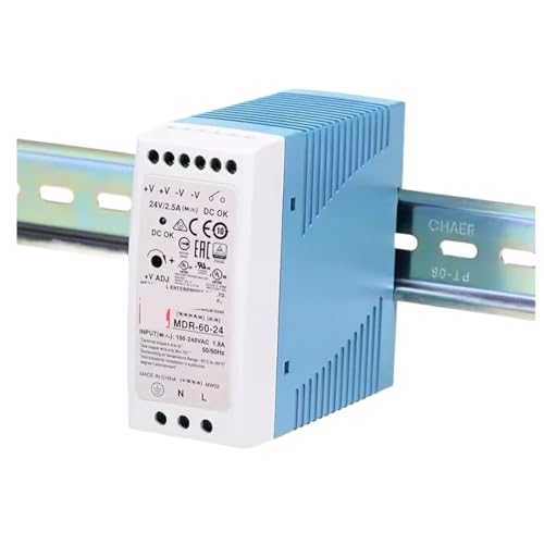 Alimentation rail DIN 48V MDR-60 pour automatisation domotique et réseau