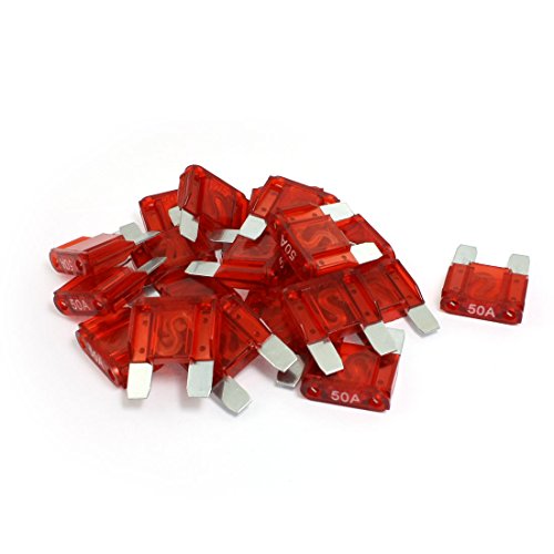 XKHLQLPEF 20 Pcs 50A Car Auto Safe Maxi APX Blade Fuse Red