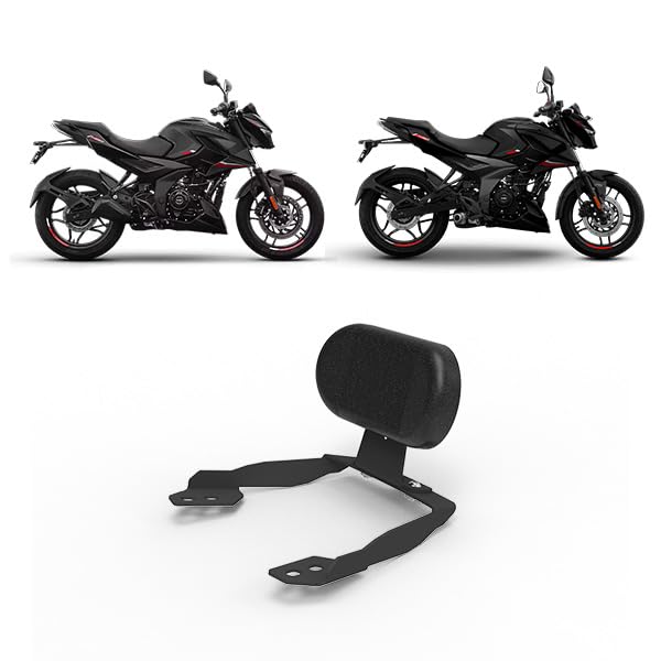 Image of Back Rest Compatible with Bajaj Pulsar N160 /N250 /F250 (Black, Pack of 1)