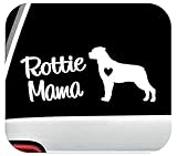 Rottweiler Rottie Mama Dog Decal Sticker for Car Window 8 Inch BG 155A