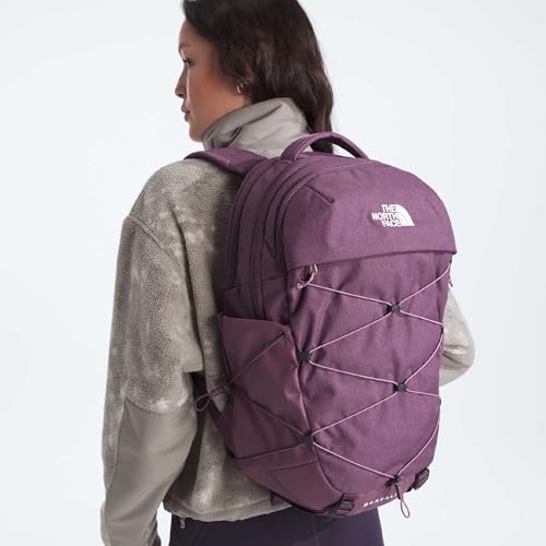 Image of The North Face Women's Borealis Commuter Laptop Backpack - Everyday Travel Bag, Laptop Sleeve, Reflective Details, Chroma Purple Light Heather /Hushed Lavender, One Size
