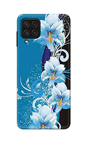 Image of PRINTFIDAA Beautiful Floral Design Printed Designer Hard Case for Samsung Galaxy A22 4G Back Cover -(e) RPM1006