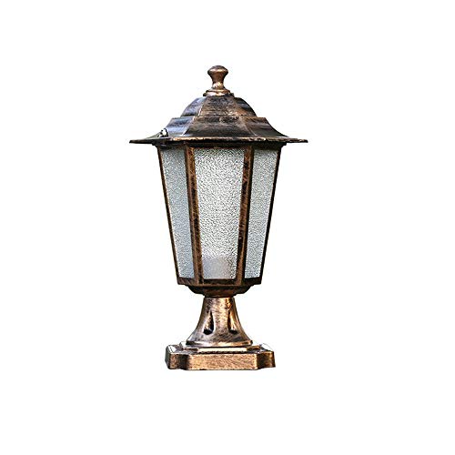 Creative Simplicity Metal Column Lamp European Outdoor Courtyard Glass Wall Lamps Outdoor Balcony