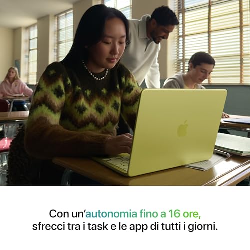 MacBook Neo 13'' con chip A18 Pro: progettato per l’AI e  Intelligence, display Liquid Retina, 256GB di archiviazione SSD, videocamera FaceTime HD a 1080p – Argento - Notebook - Immagine 2