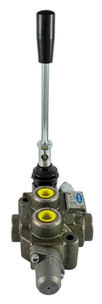 Ama Distributore Oleodinamico Basic per Trattori – 3/8” con 1 Leva, Flusso Costante 40 L/min, Pressione Massima 180 Bar