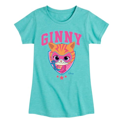 HYBRID APPAREL Super Kitties - Ginny - Girls Fitted Short Sleeve Graphic T-Shirt