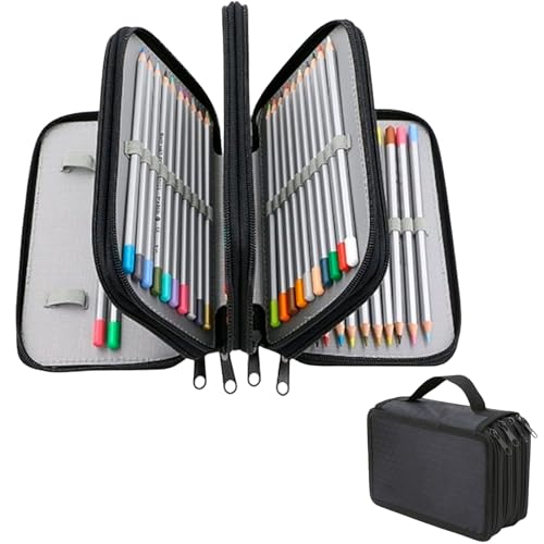 Sporgo Federmappe 72 Slots Mäppchen: Groß Federmäppchen 4...