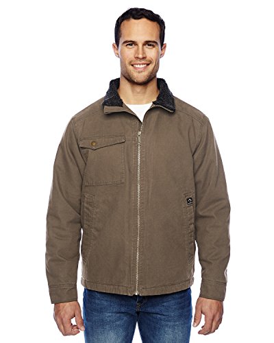 Dri Duck Men's Endeavor Snap Closure Jackets_FIELD KHAKI_XX-Large