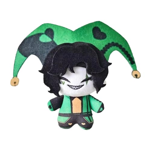 BDNXTV The Freak Circus Plush Collectible Figurine Pierrot The Freak Circus Merch Character Figure Desk Decor Gift for Fans A03