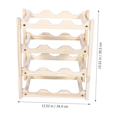 Soporte de vino de madera Unomor para 1 botella miniatura 2
