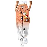 【Taschendesign】: Die Jogginghose hat 2 Taschen für grundlegende Aufbewahrungsbedürfnisse, hält die Hände warm oder trägt persönliche Gegenstände, wie Schlüssel, Handy, Kleingeld, Taschentücher usw.