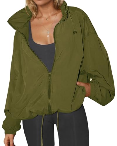 Yousify Womens Waterproof Rain Jackets Lightweight...