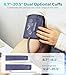 YONLO Blood Pressure Monitor, Automatic Upper Arm Blood Pressure Monitors for Home Use, 2 Blood Pressure Machine Cuff(9-17in & 13-21in) with Large LED Backlit Display, 3x199 Reading Memory Users Black