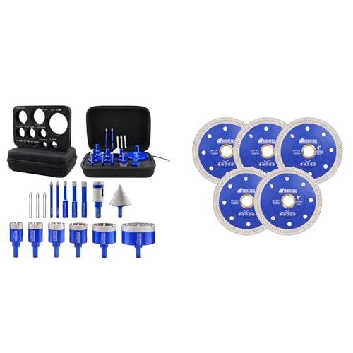 Kit de brocas de diamante para baldosas 16 piezas miniatura 1