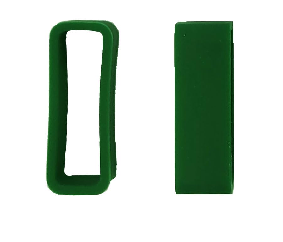 Image of Dreamy 22mm Silicone Smart Watch Strap Loops /Keepers Holder Retainer Loop Replacement - color Watch Band Loop (Pack of 2)