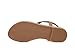 Women's Flat Sandal, Summer Beach Sandals, PU Leather (Black, numeric_7)