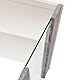 Shally Dogan Sideboard, Küchenschrank mit Glas, Hängeschrank zur Wandmontage, aus Holz, Zwei Türen, 1 Regal, 2 Fächer, geräumig, robust, betongrau, Maße: 80 x 32 x 72 cm