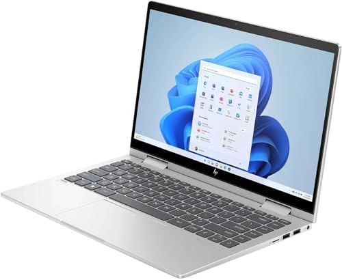 Image of HP 2024 Laptop | Envy x360 2-in-1 | 14 inch 1920 x 1080 Touch IPS | Intel-10 Core 5 120U | 8GB DDR4 | 512GB SSD | Windows 11 Home | Wi-Fi 6E - BT 5.3 - Backlit KB - 5MP Camera - Natural Silver