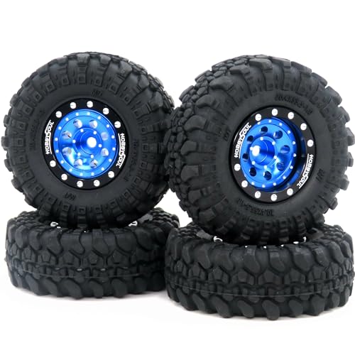 Pneus RC 1.0 pour Axial SCX24 pour le franchissement de rochers