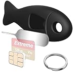 TACOMEGE SIM Card Holder Contains Eject Pins Needle Opener Ejector for iPhone, Universal SIM Card Removal Tool for Smartphone (CPPIN-BK)