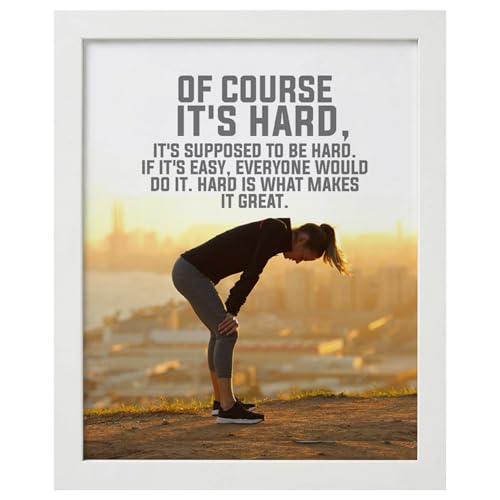 Of Course It's Hard- Motivational Wall Art Print - Inspirational
