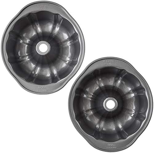 Wilton Perfect Results Premium Non-Stick 9-Inch Fluted Tube Cake Pan, Set of 2