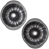 Wilton Perfect Results Premium Non-Stick 9-Inch Fluted Tube Cake Pan, Set of 2