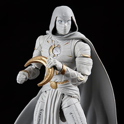 Hasbro Marvel Legends Series Disney Plus Moon Knight MCU Series Action Figure 6-inch Collectible Toy, Includes 4 Accessories, Multicolored, F3858 11 41E7XMk+ctL. AC