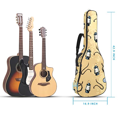 Housse de transport étanche pour guitare avec bandoulière réglable Rose, Multicolore 04, 42.9×16.9×4.7 in, Organiseur de… - Les Beatles, Paul McCartney, John Lennon, RIngo Starr, George Harrison Housse de transport étanche pour guitare avec bandoulière réglable Rose, Multicolore 04, 42.9x16.9x4.7 in, Organiseur de… – Image 6