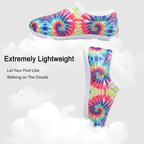 Xihalook Womens Fuzzy Slippers Cozy Slip On Indoor Outdoor House Shoes Colorful thumb #1